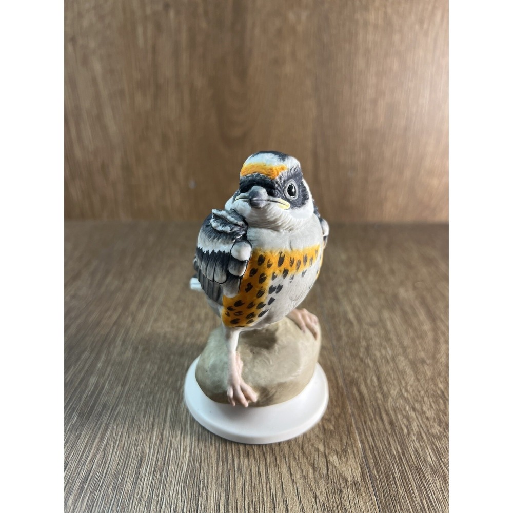 Boehm Porcelain Fledgling Blackburnian Warbler Figurine 478 Made in USA Bird